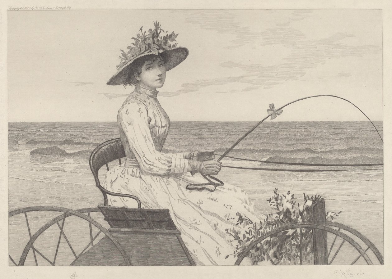 Untitled (Woman in a Carriage) by Charles X. Harris