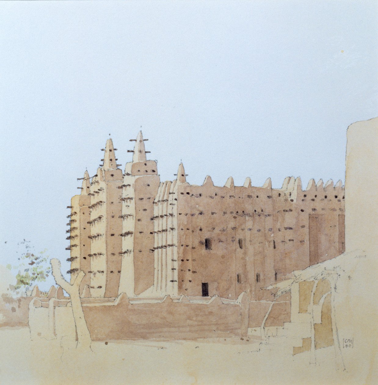 Djenne Grande Mosquee, Tuesday by Charlie Millar