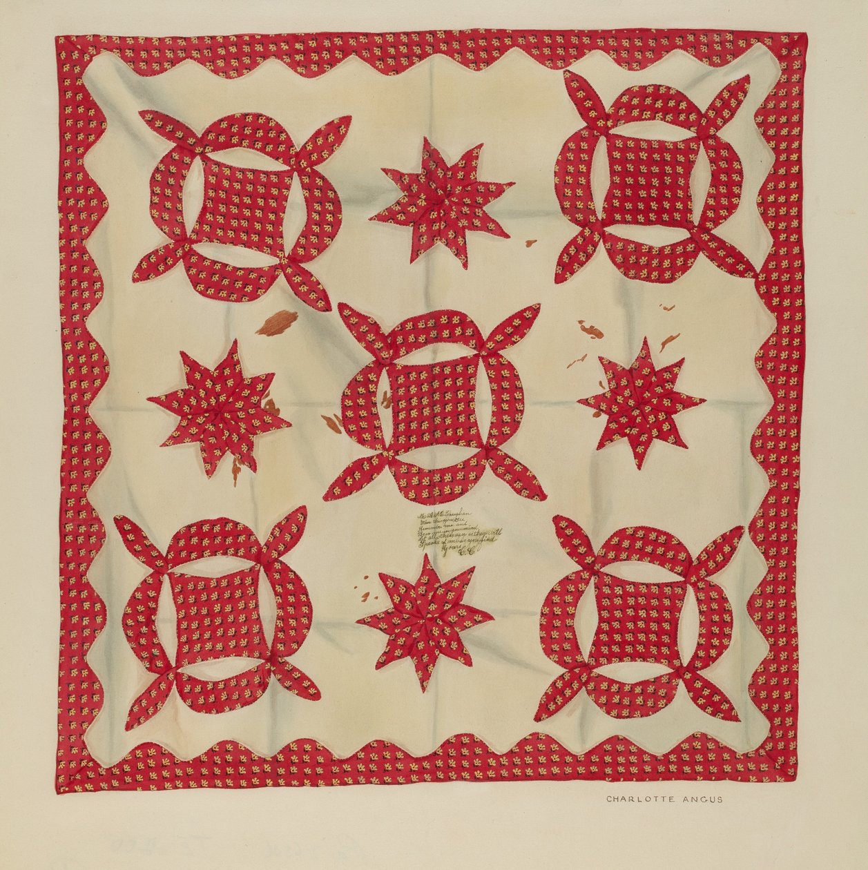 Crib Quilt by Charlotte Angus