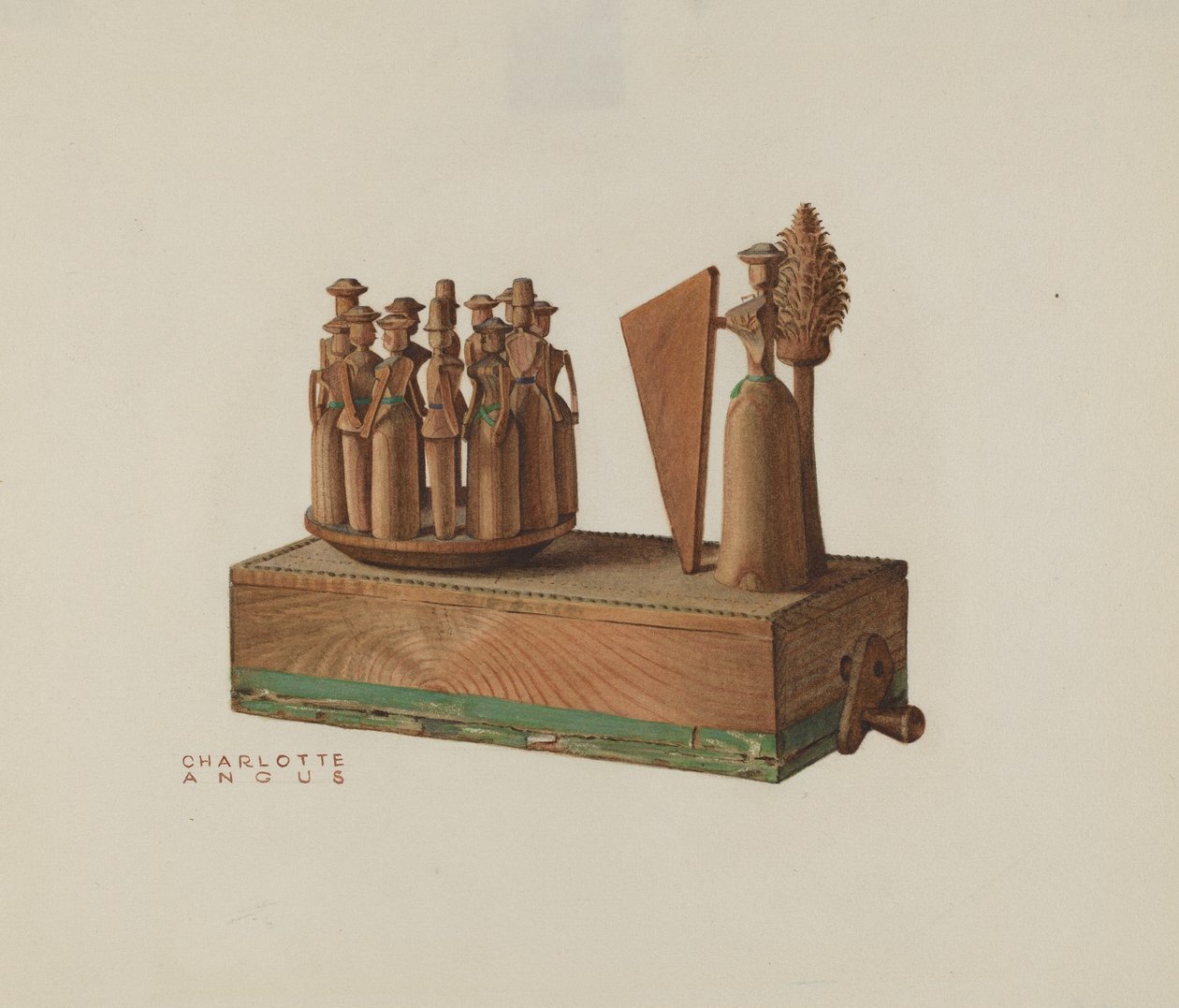 Pa. German Music Box by Charlotte Angus