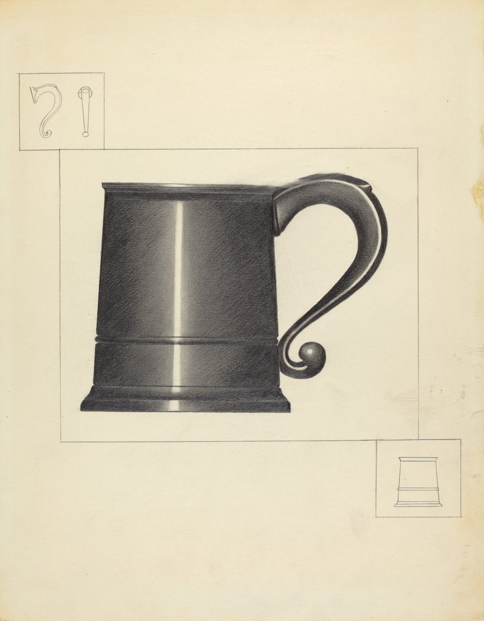 Pewter Mug by Charlotte Winter