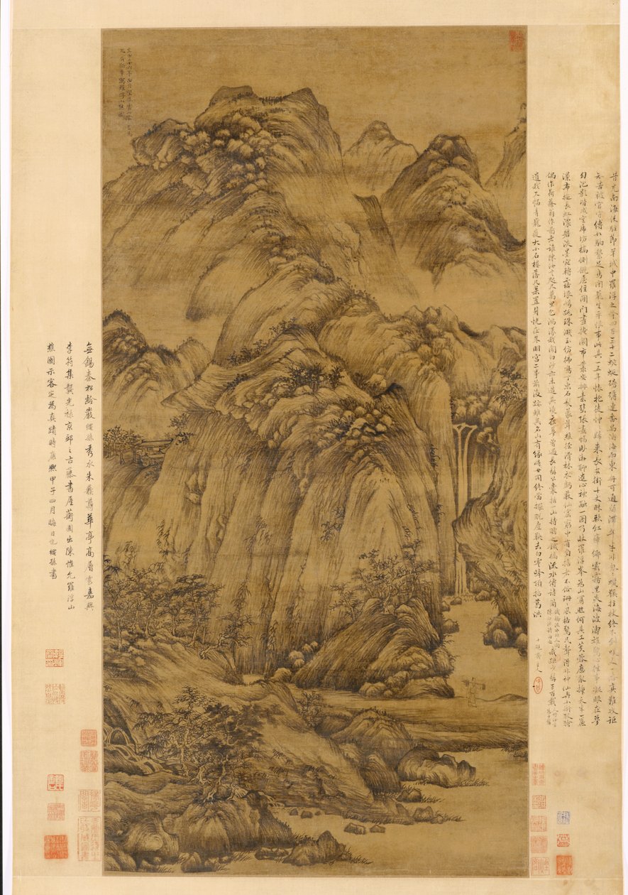 The Woodcutter of Luofu, 1366 by Chen Ruyan
