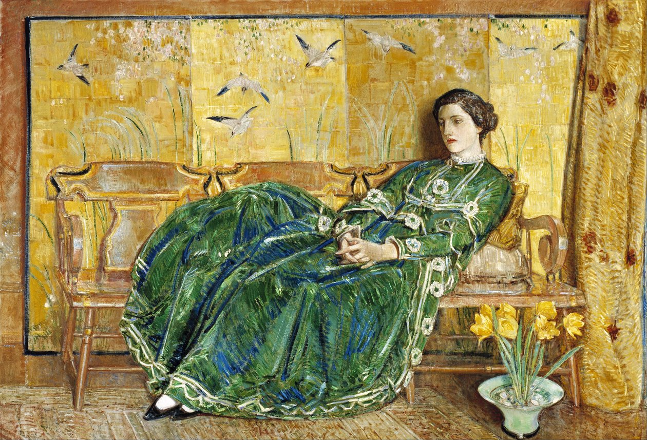 April by Childe Hassam