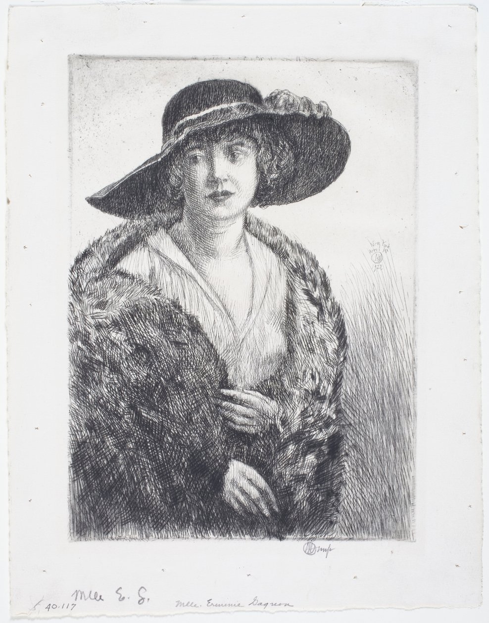 Mlle Erminie Gagnon by Childe Frederick Hassam