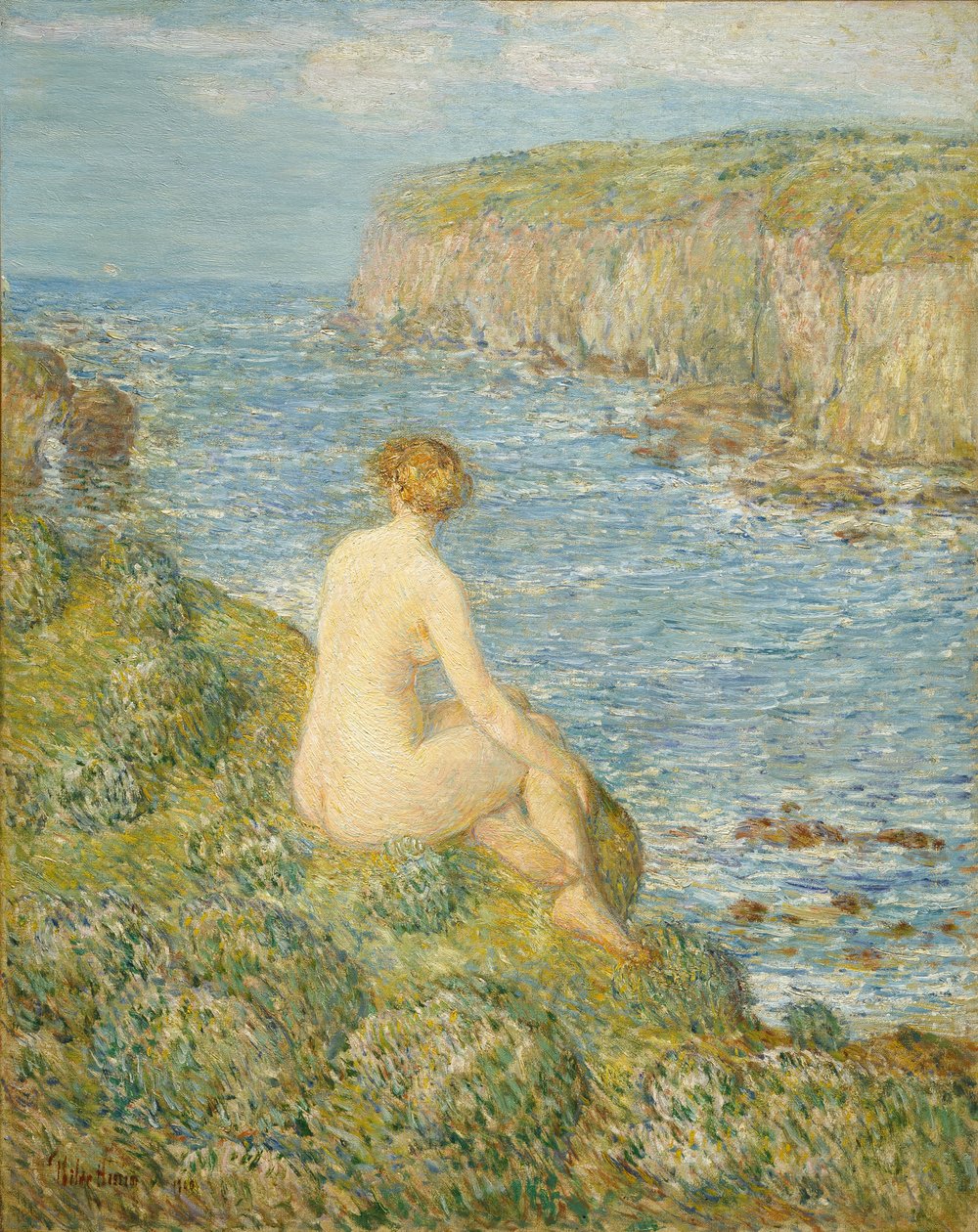 Nymph and Sea by Childe Frederick Hassam
