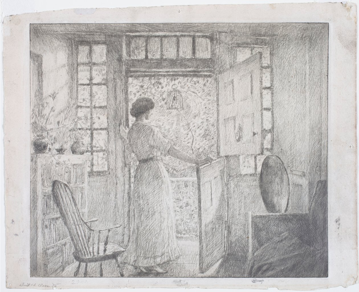 The Dutch Door by Childe Frederick Hassam