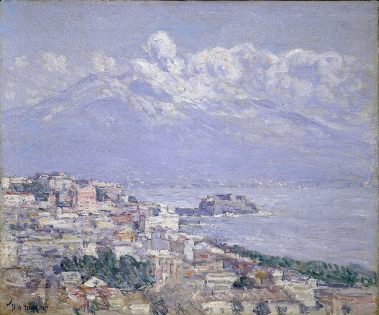 Vesuvius by Childe Frederick Hassam