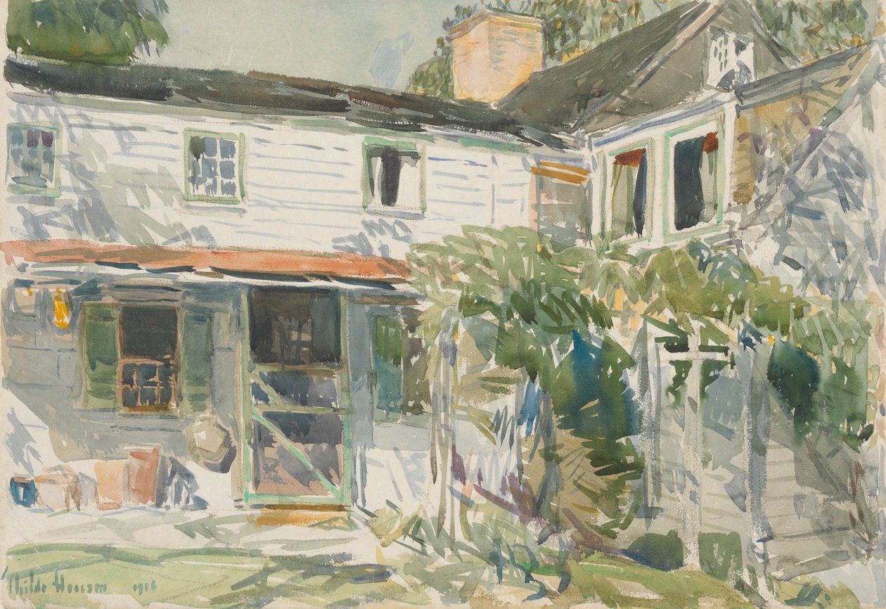 Back of the Old House by Childe Hassam