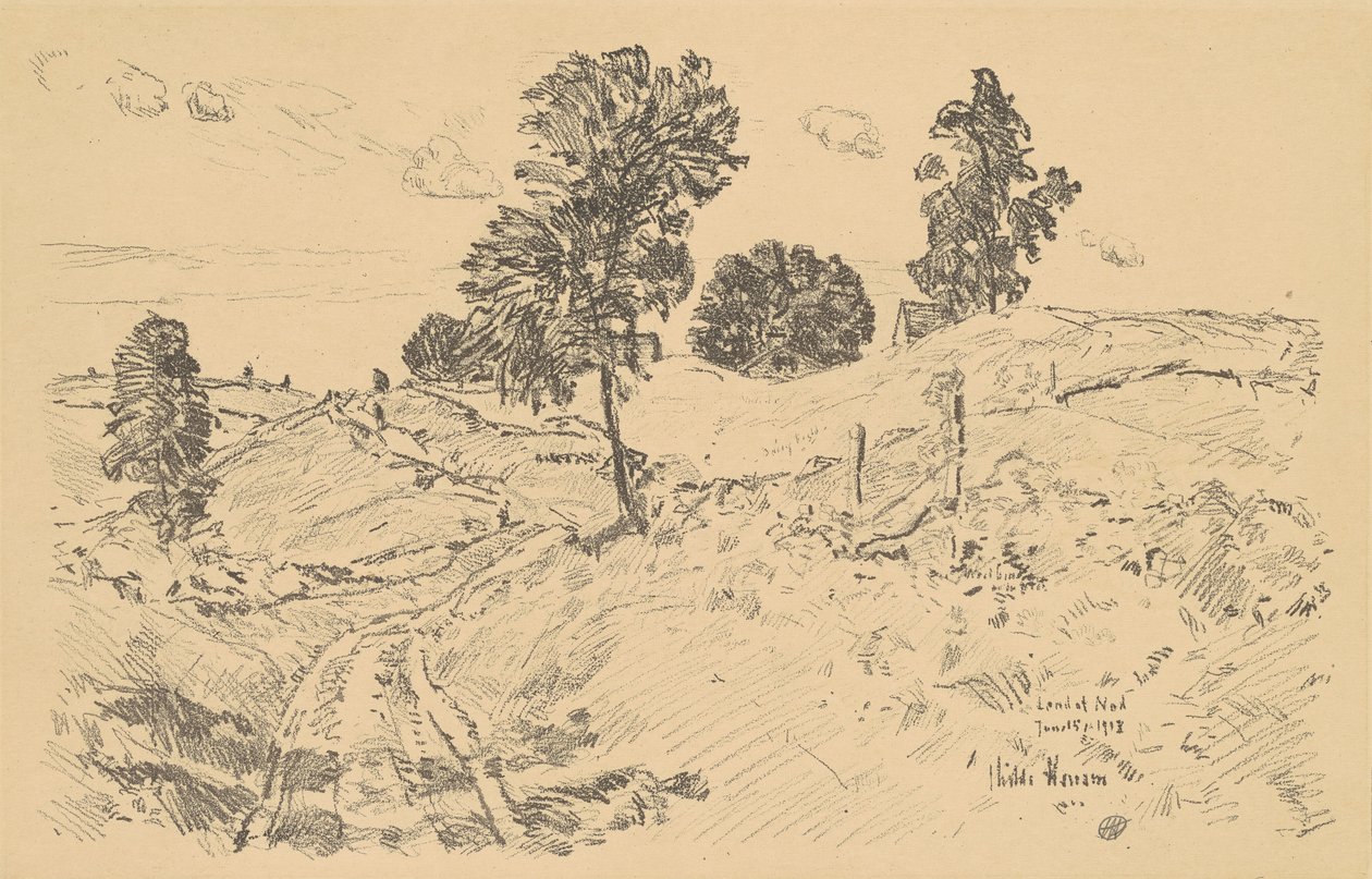 Landscape, Land of Nod by Childe Hassam
