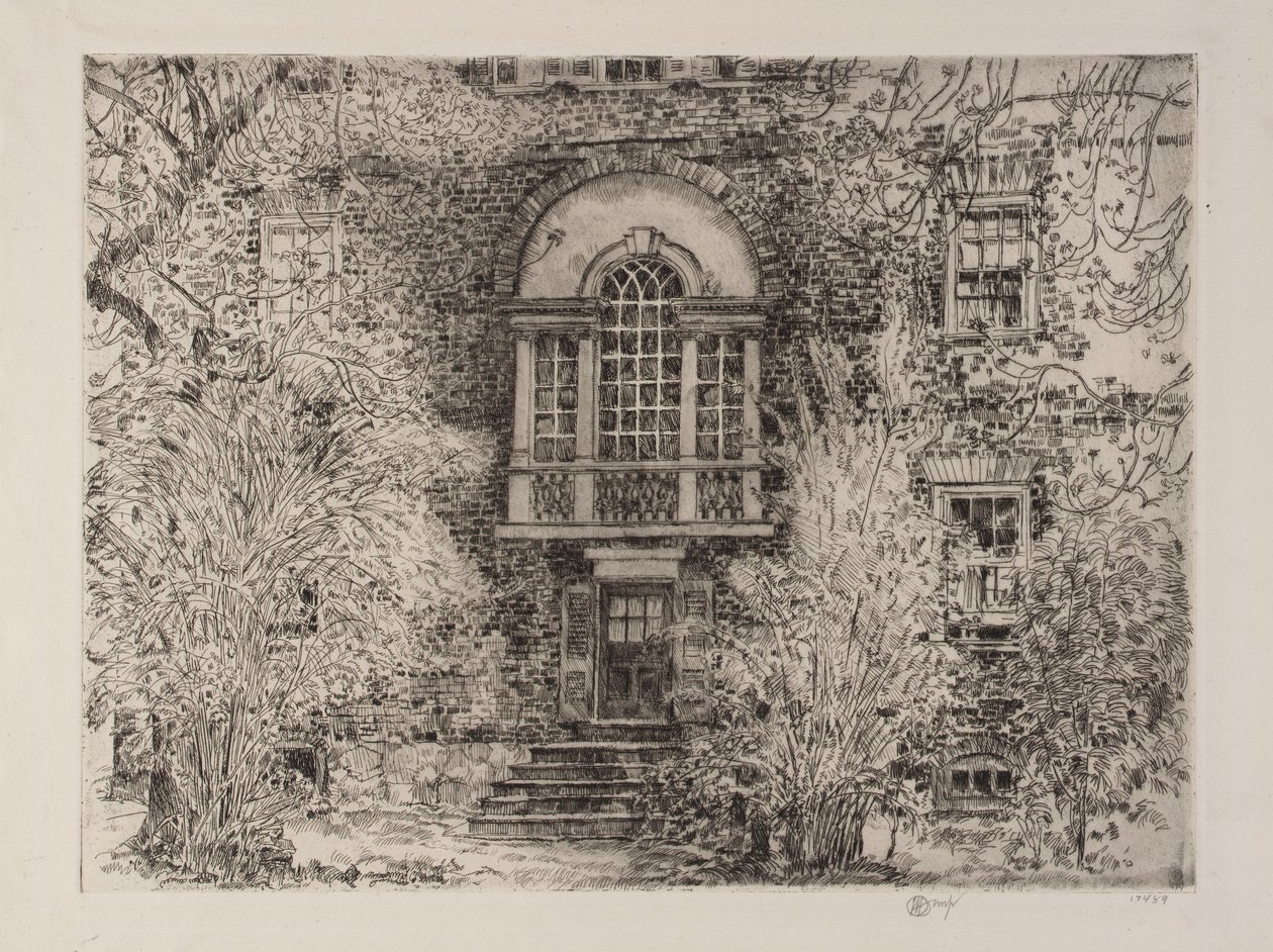 Spring in Annapolis (Chase House Garden) by Childe Hassam