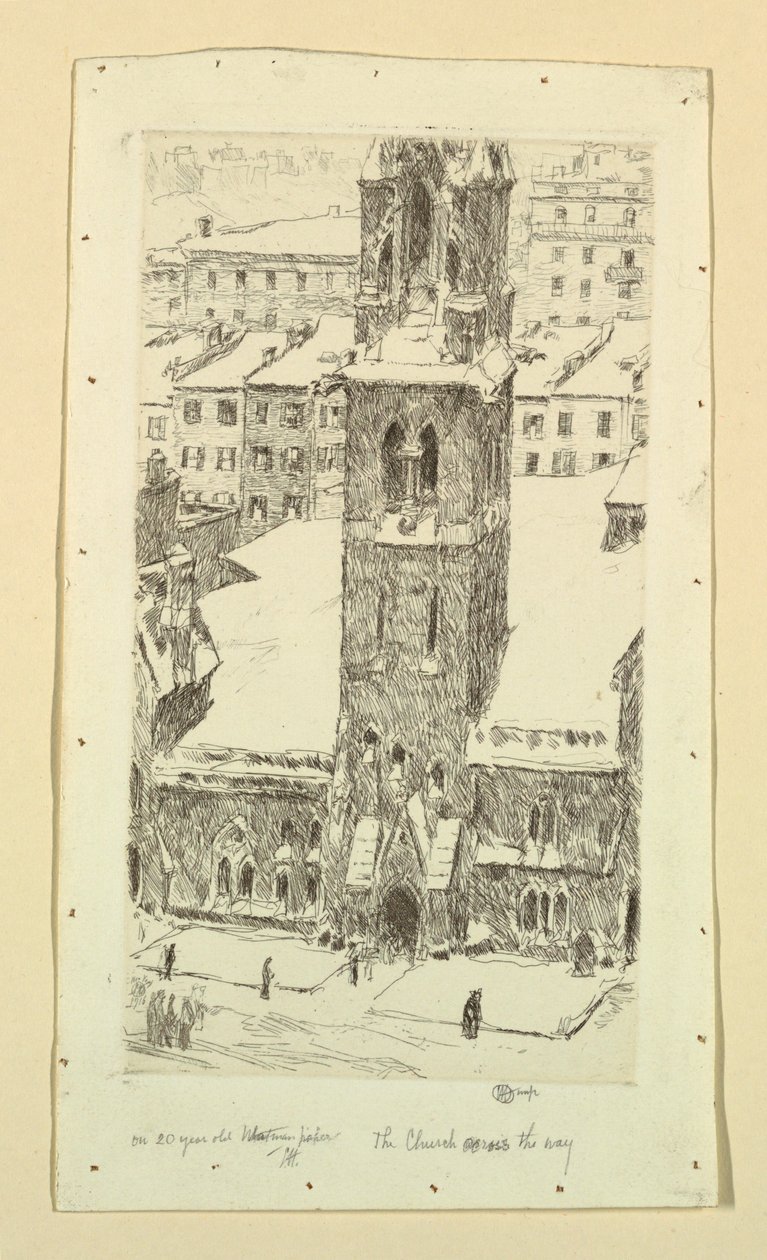 The Church Across the Way by Childe Hassam