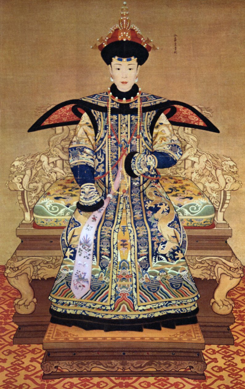 Portrait of Chinese Empress by Chinese School