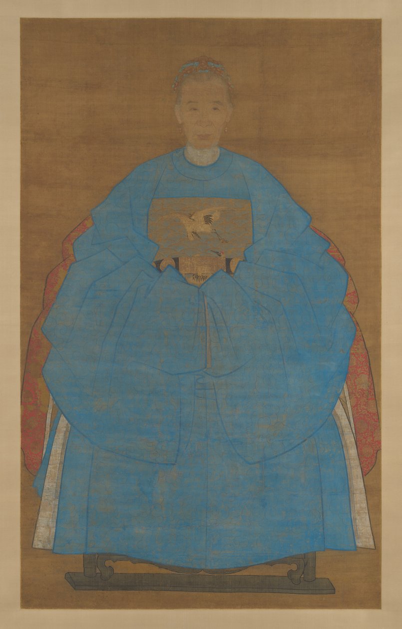 Portrait of an Old Lady by Chinese School