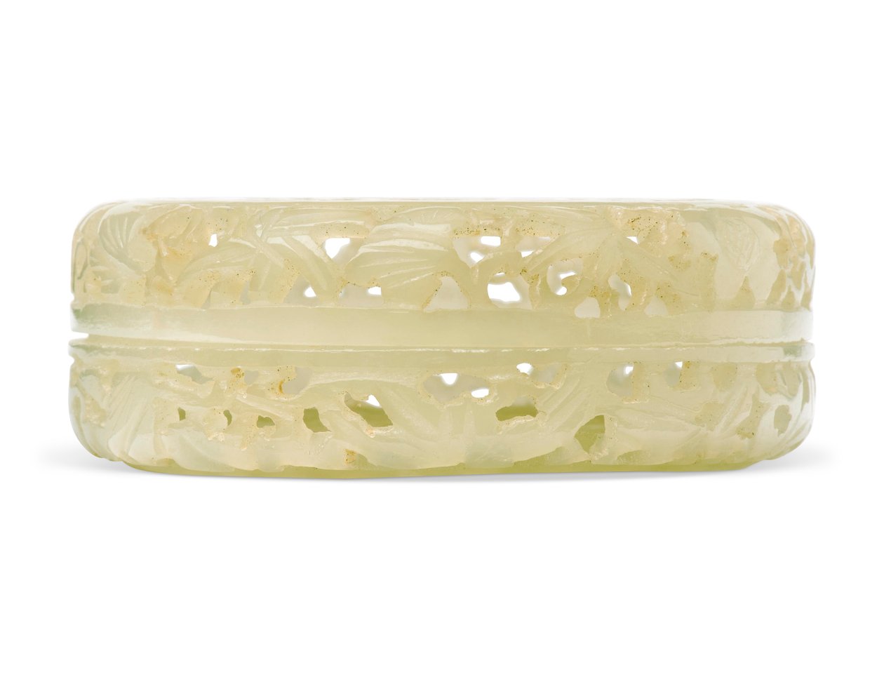 Reticulated two-part circular parfumier by Chinese School