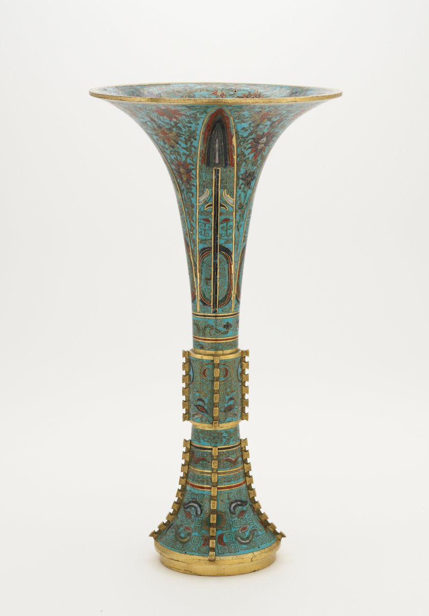 Vase shaped like an archaic gu, 1662-1722 by Chinese School