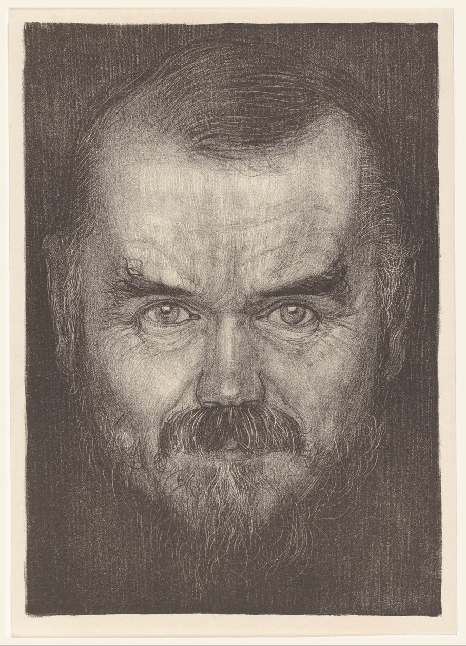 Portrait of Frederik van Eeden by Chris Lebeau