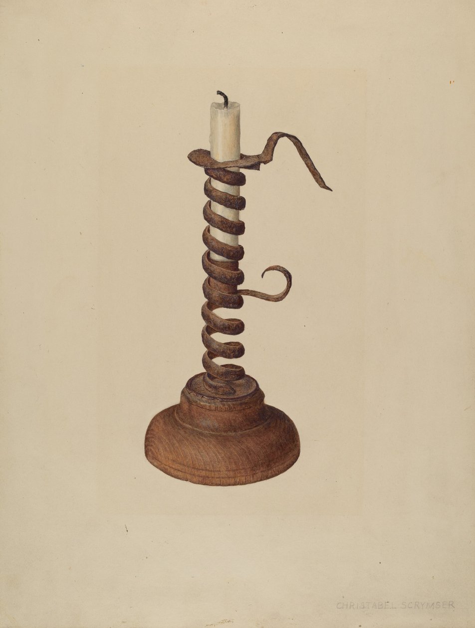 Candlestick by Christabel Scrymser