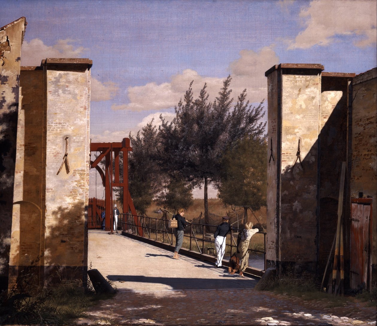 The North Gate of the Citadel by Christen Schjellerup Købke
