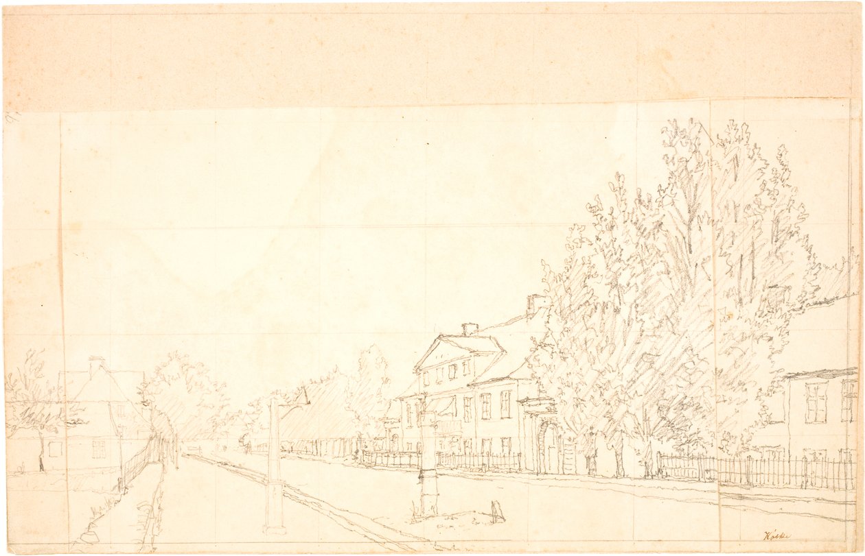 Morning View of Østerbro by Christen Købke