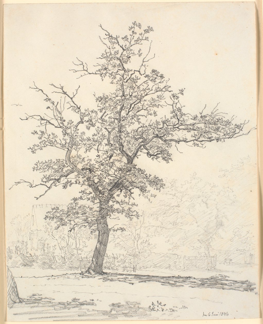 Part of a Garden by Christen Købke