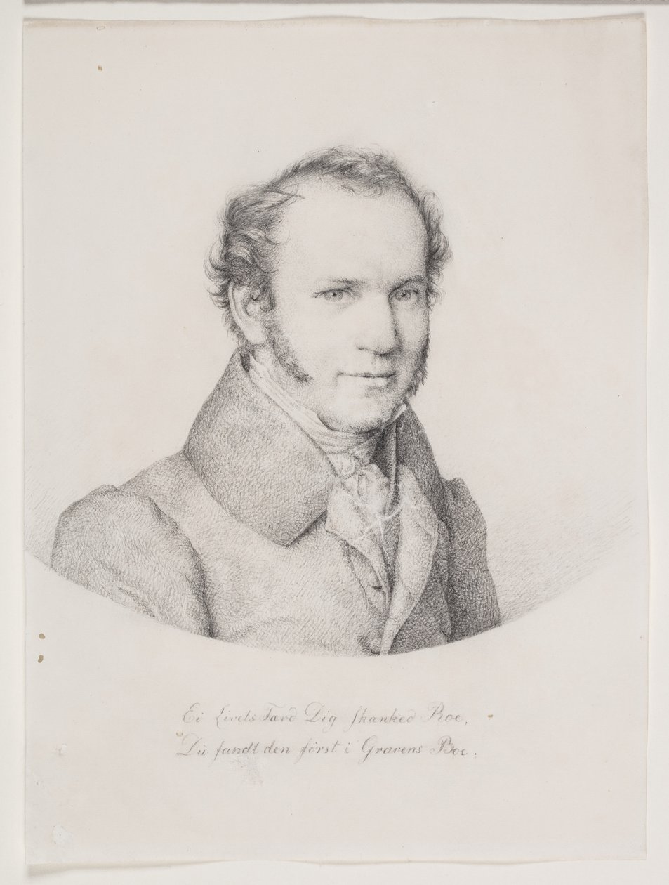 Portrait of Niels Schyth by Christen Købke