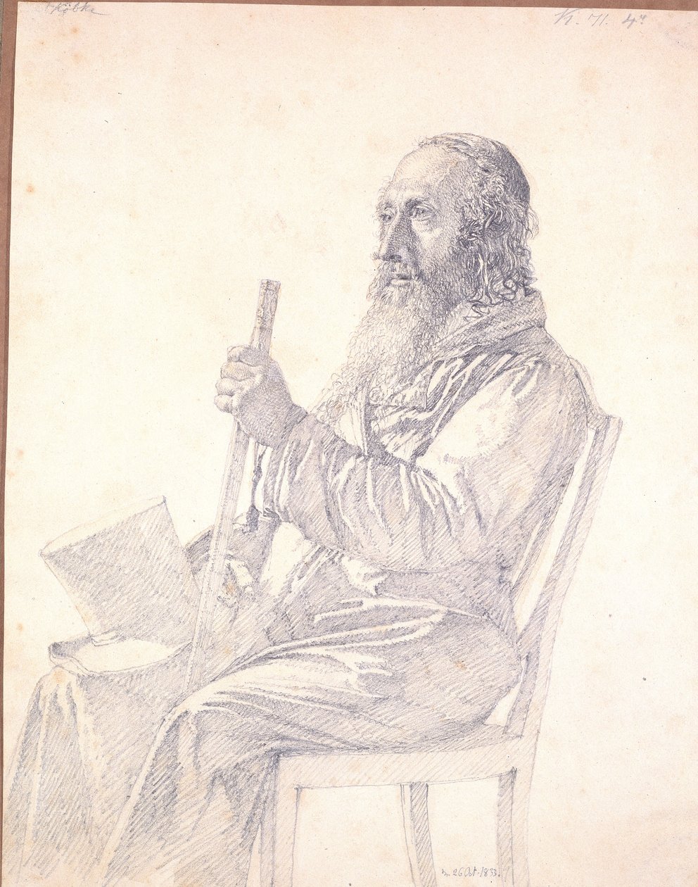 Portrait of an Old Polish Jew by Christen Købke