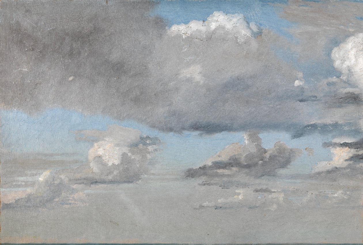 Study of Clouds by Christen Købke