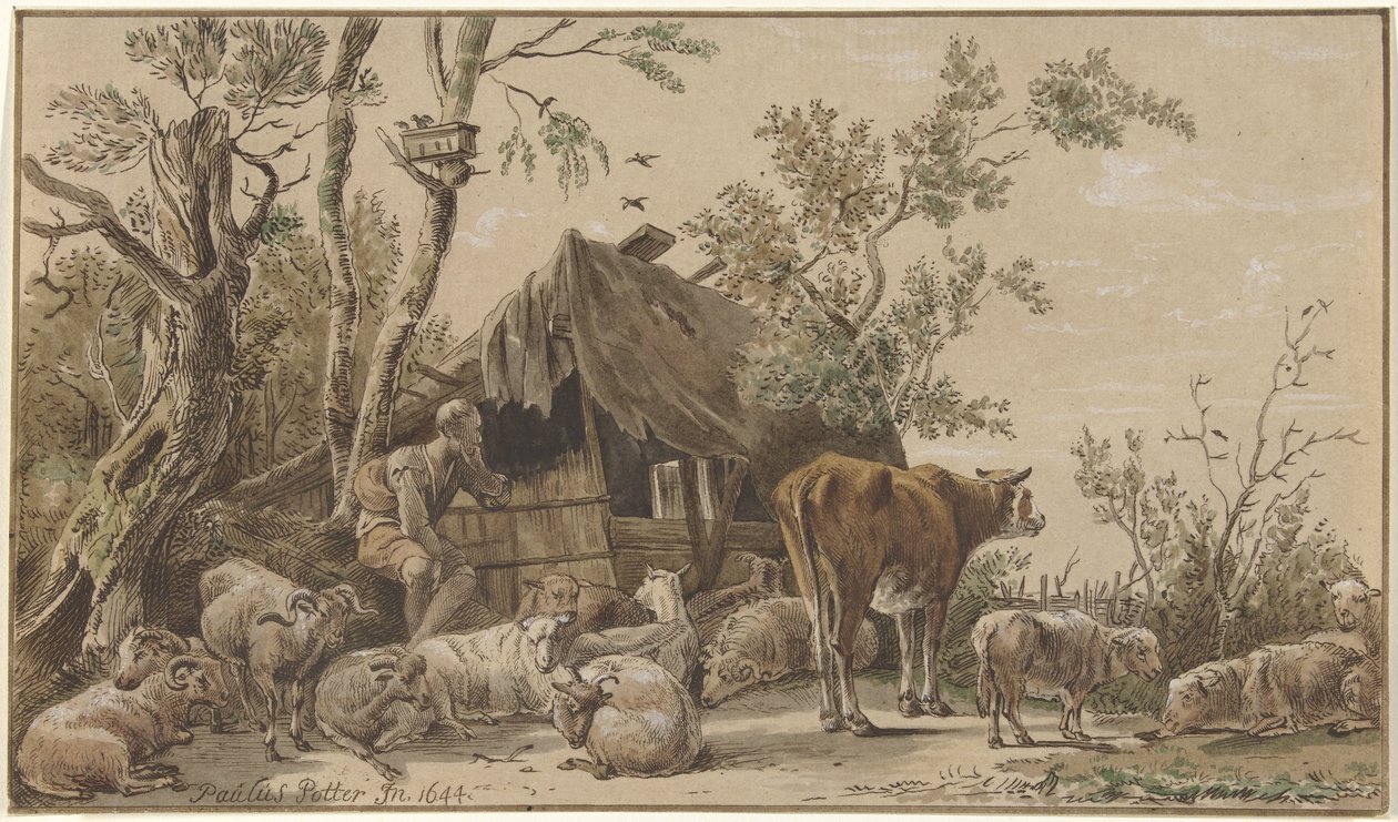 Shepherd by Stable by Christiaan Josi