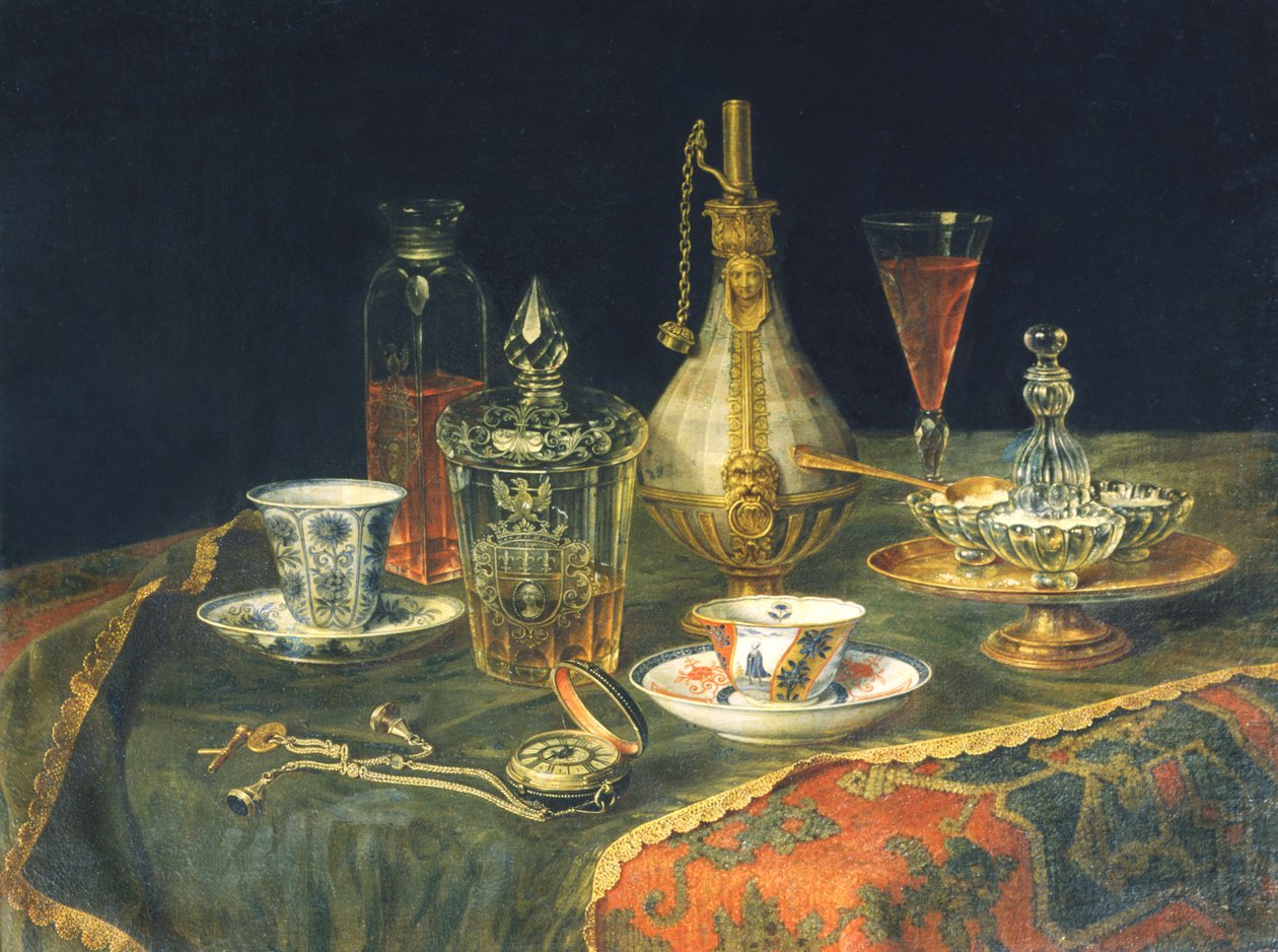 Crystal of Bohemia, Tea and a Watch by Christian Berentz