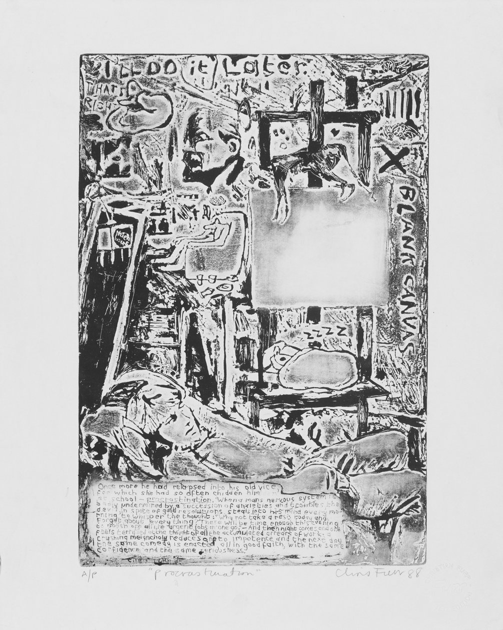 Procrastination - Film Stills 1988 by Christian Furr