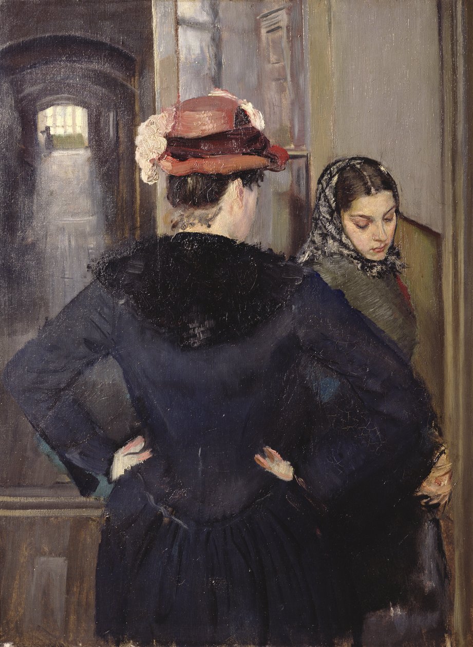 A Meeting (Albertine) by Christian Krohg