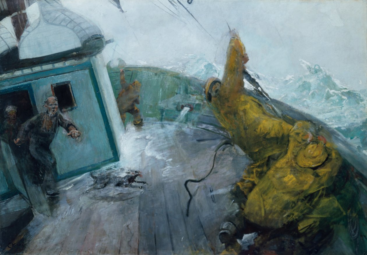 All Men on Deck by Christian Krohg