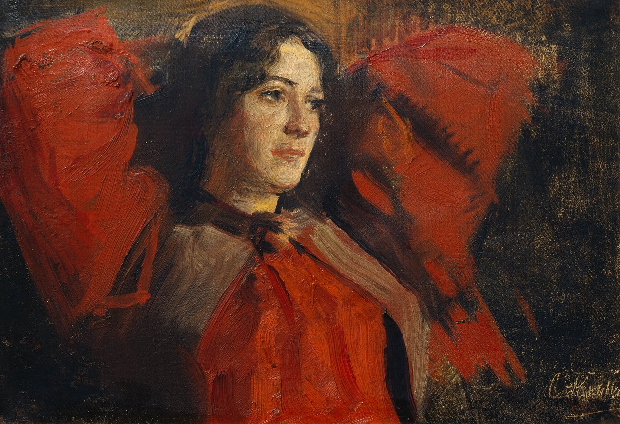 Miss Anna Diriks by Christian Krohg