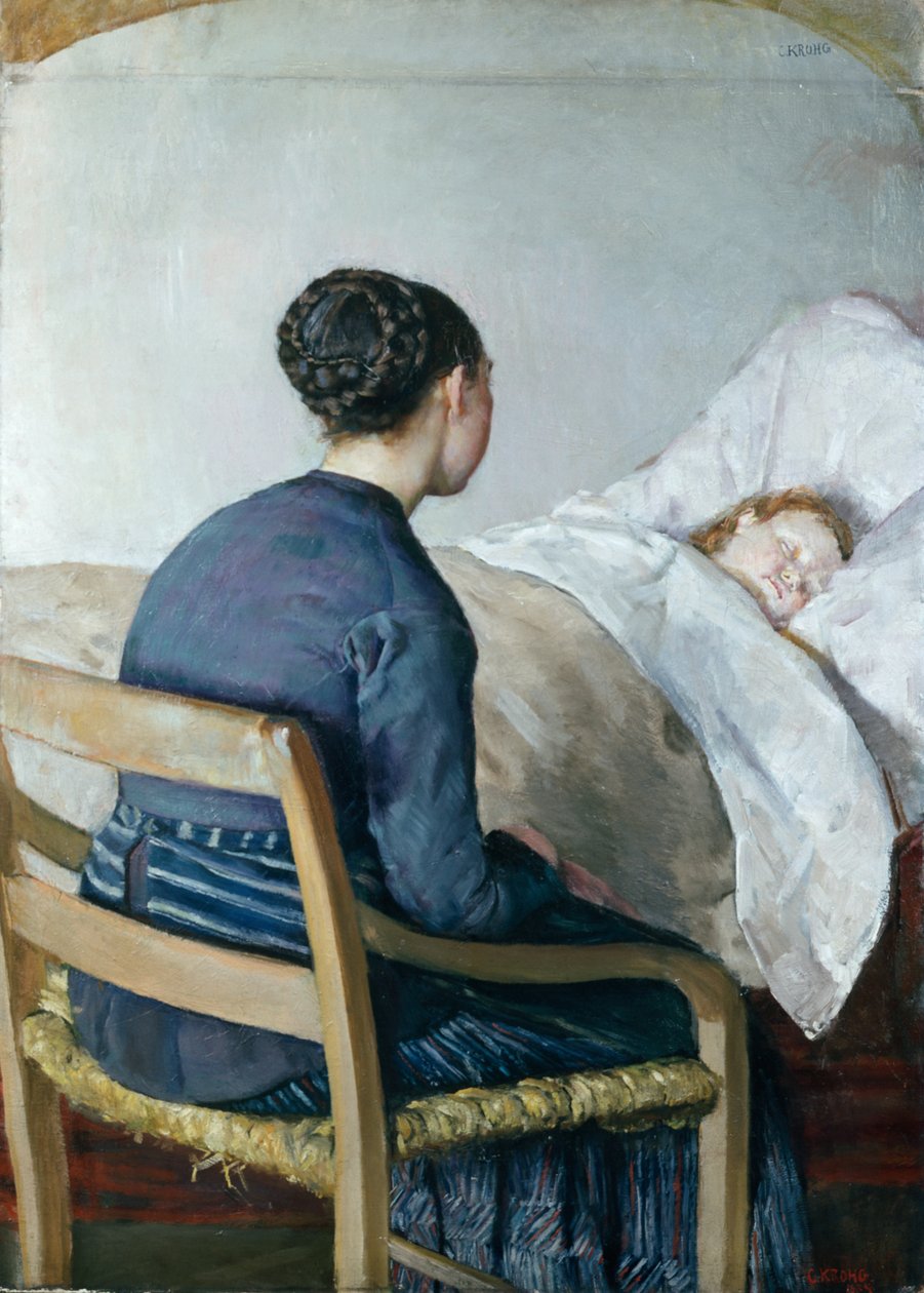 Mother at Her Sick Child