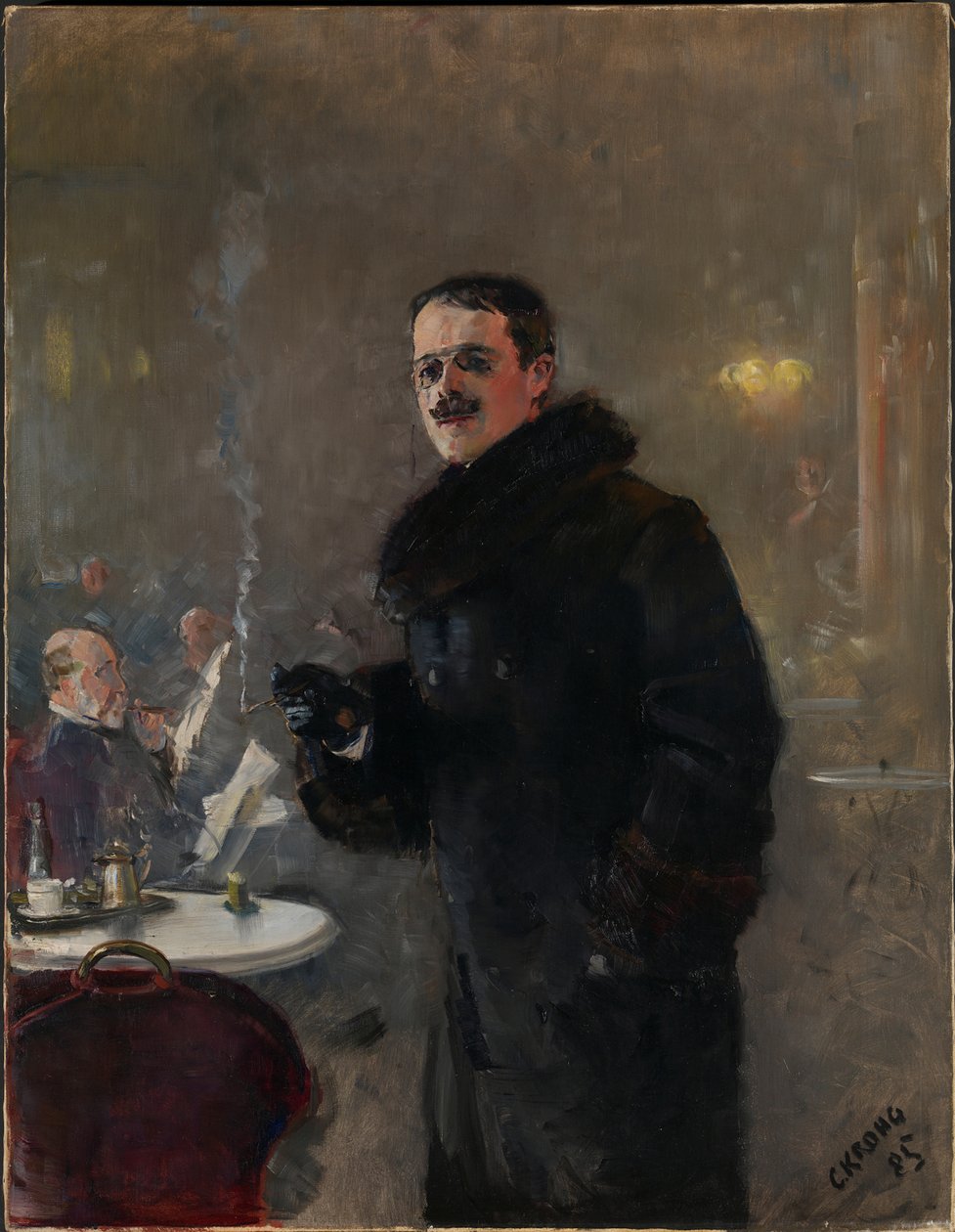 Portrait of Gerhard Munthe by Christian Krohg