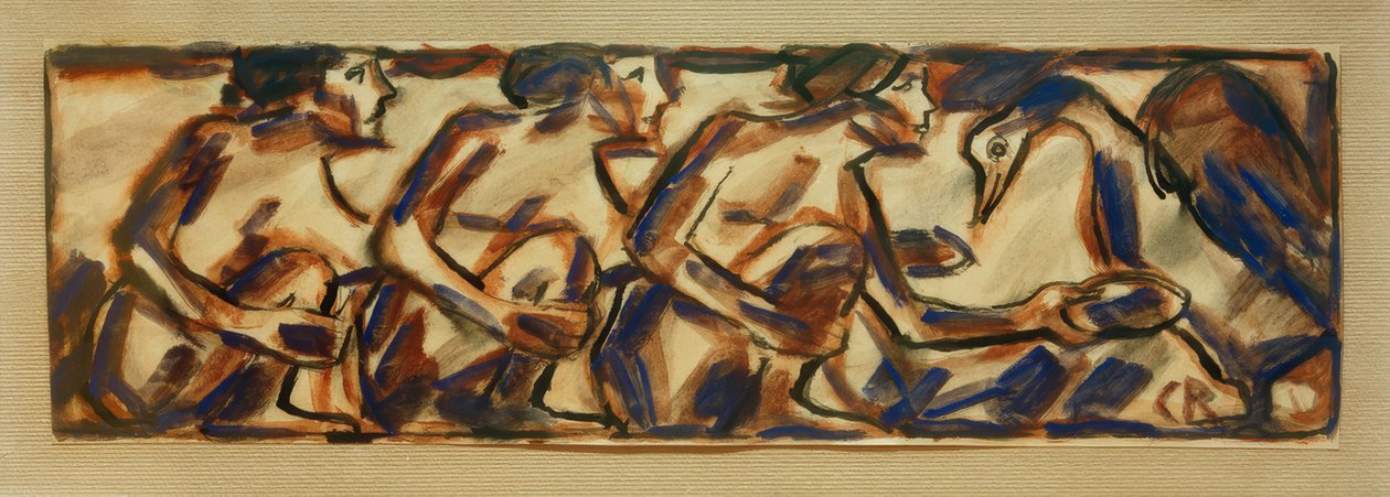 Frieze of Figures by Christian Rohlfs
