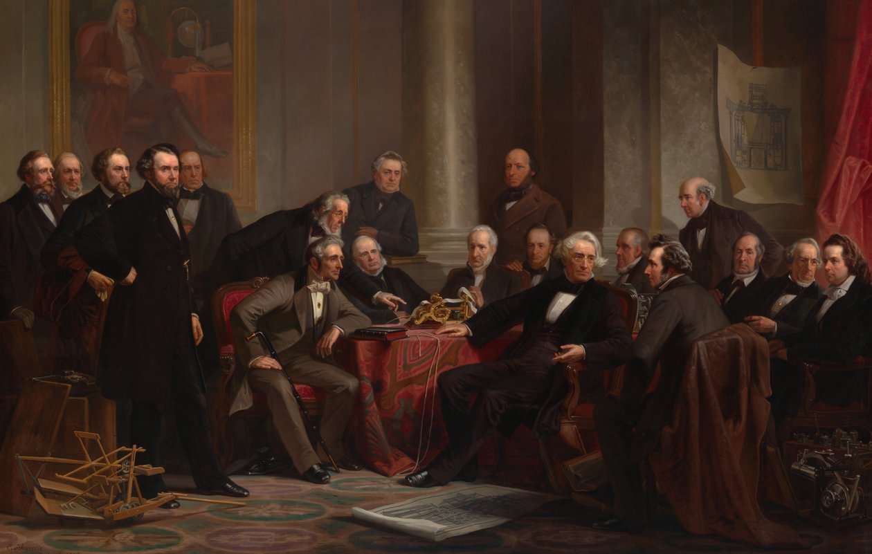 Men of Progress by Christian Schussele