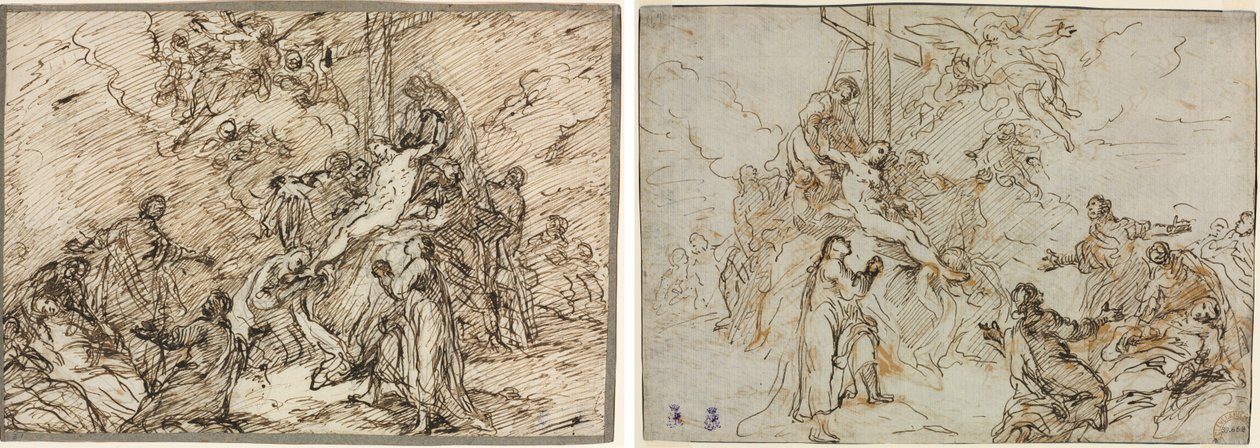 The Deposition (recto and verso) by Christian Wink
