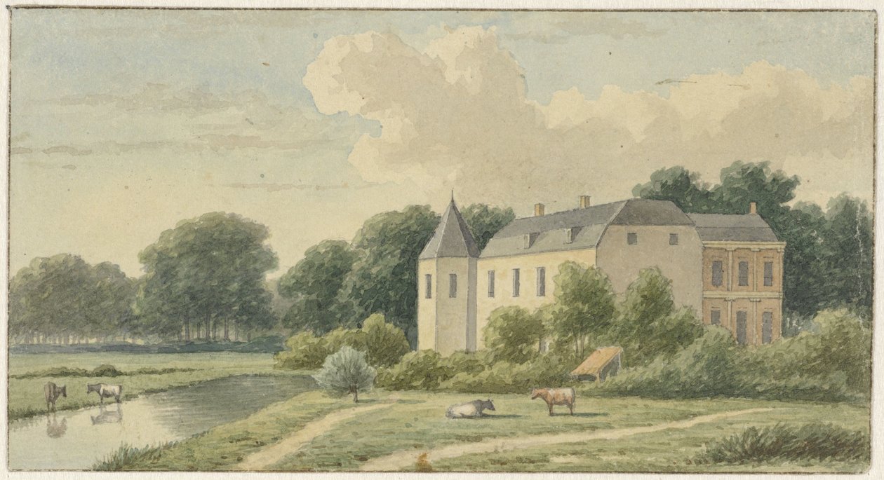 The Court at Borculo by Christianus Hendricus Hein