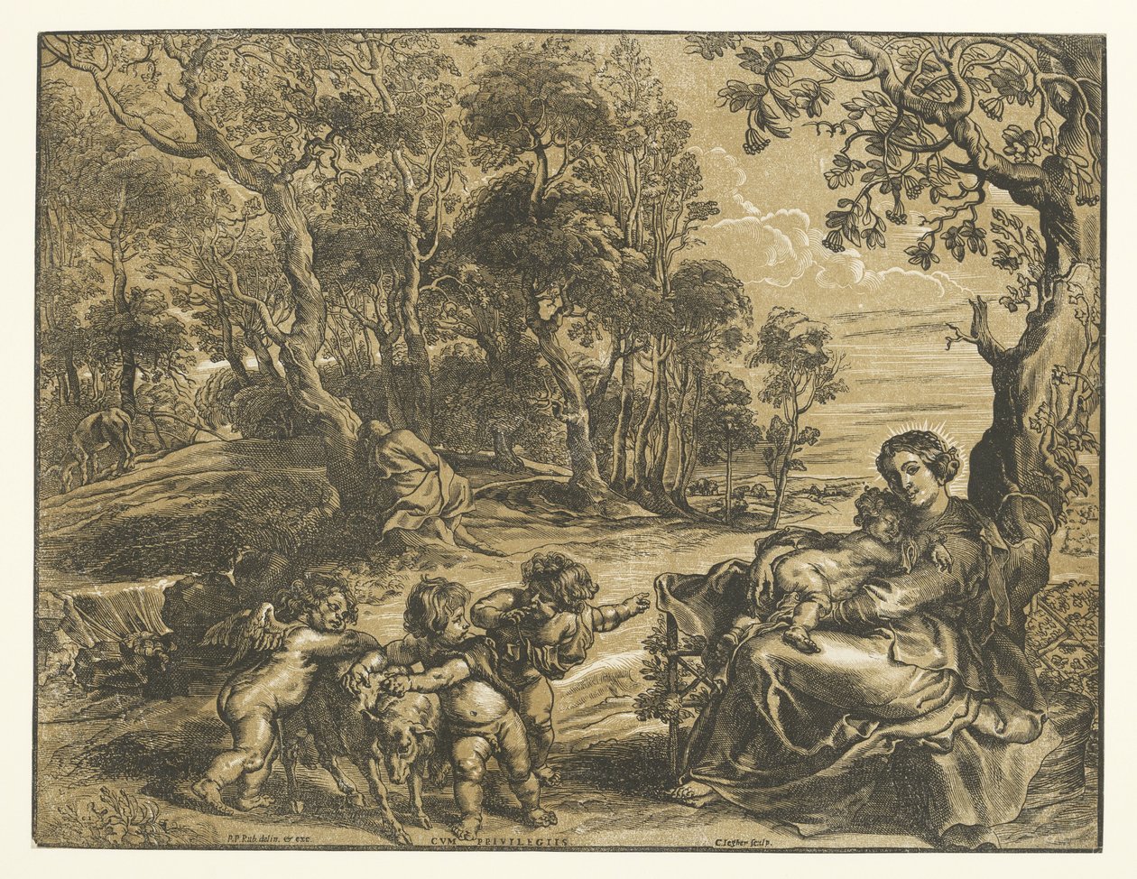 Rest on the Flight into Egypt by Christoffel Jegher