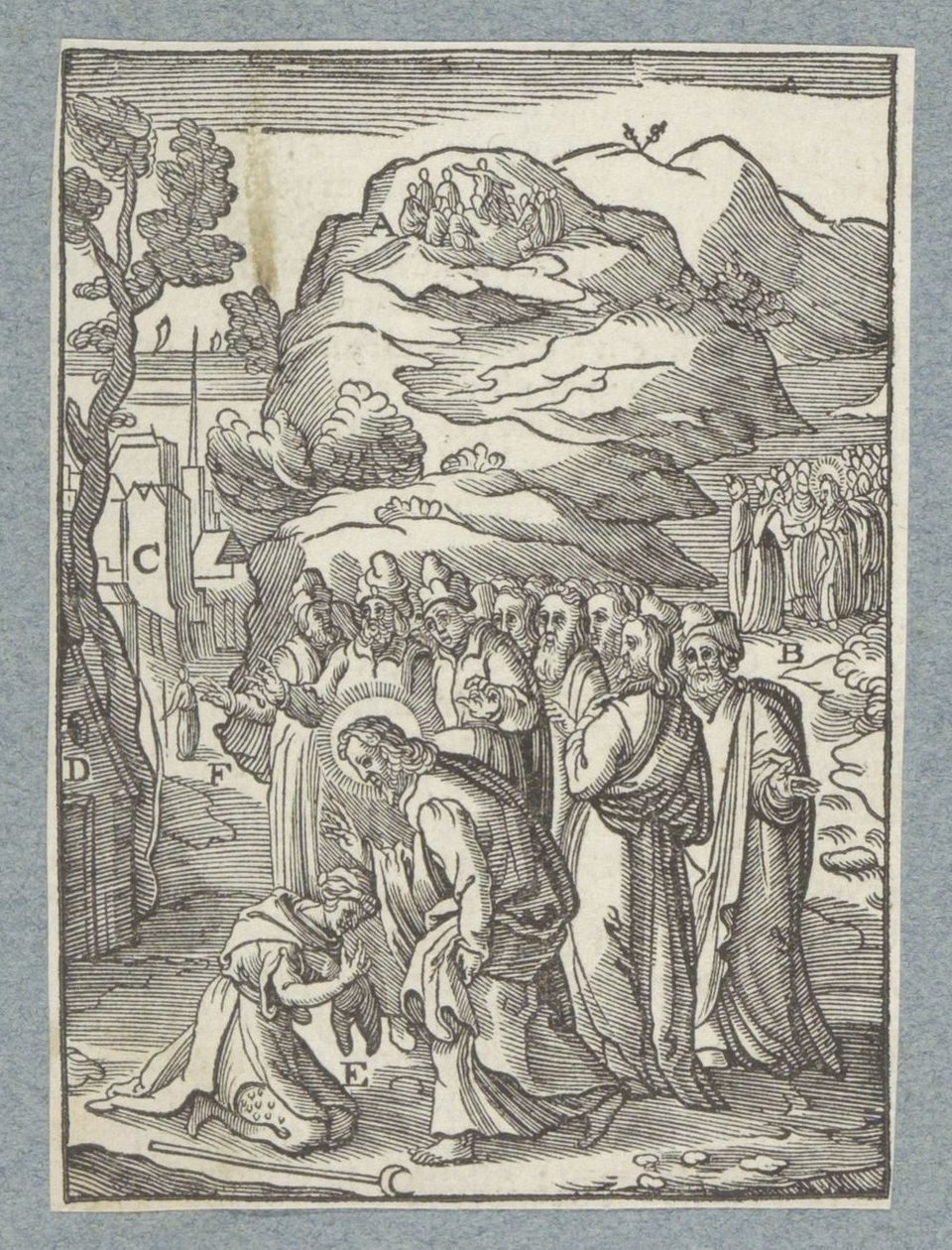 Christ Healing a Leper by Christoffel van Sichem (II)