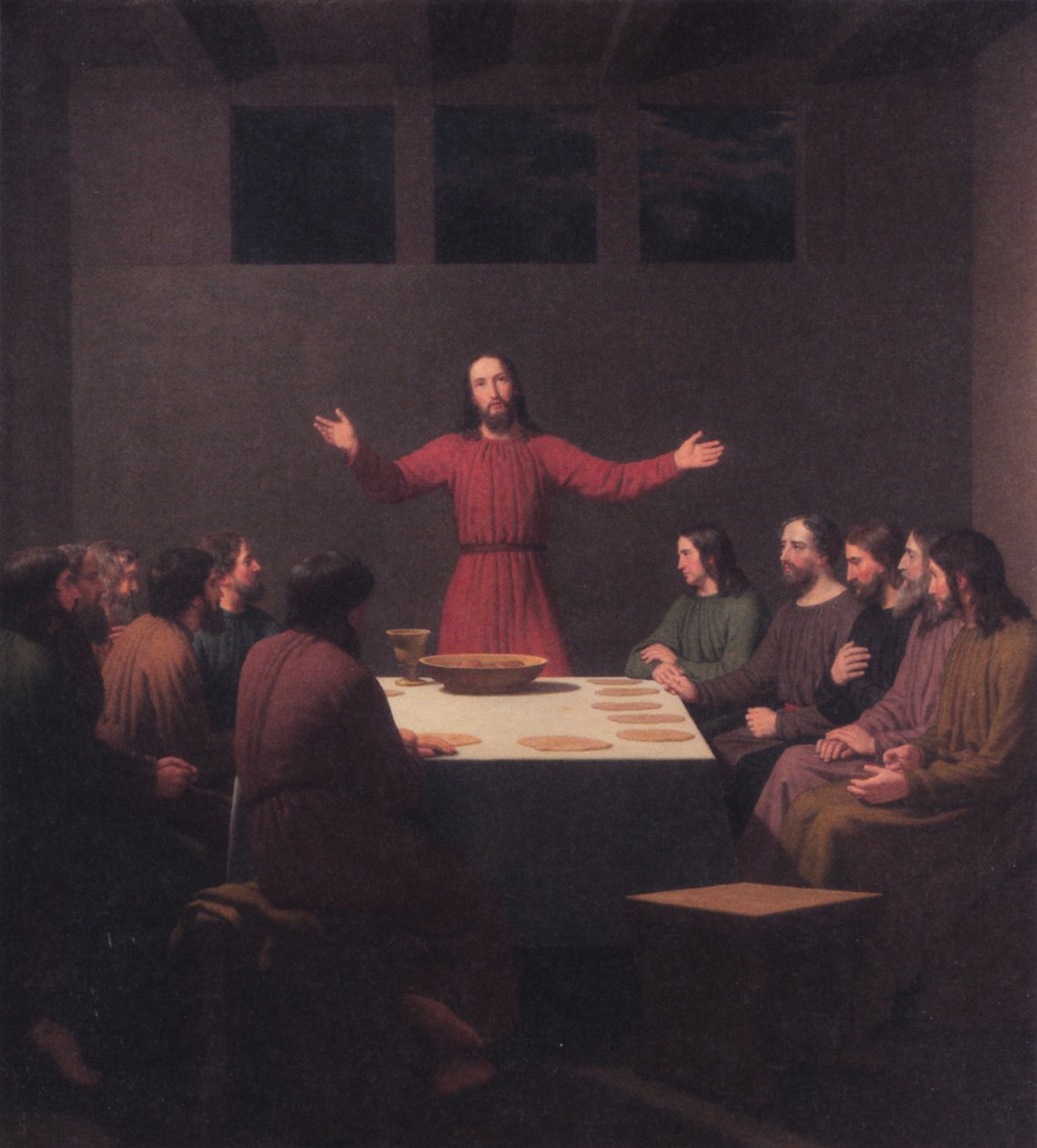 The Last Supper by Christoffer Wilhelm Eckersberg