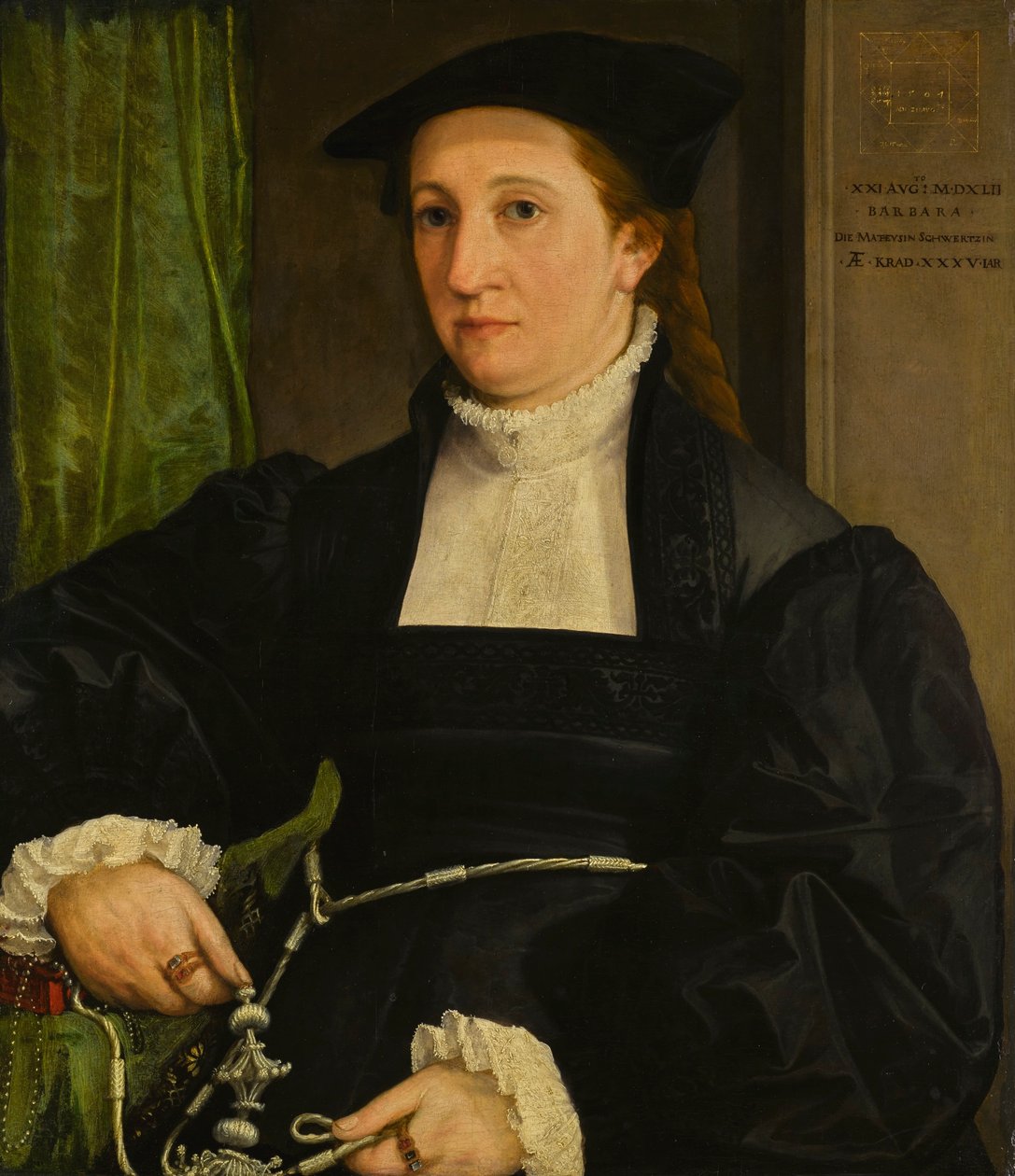 Portrait of Barbara Schwarz by Christoph Amberger