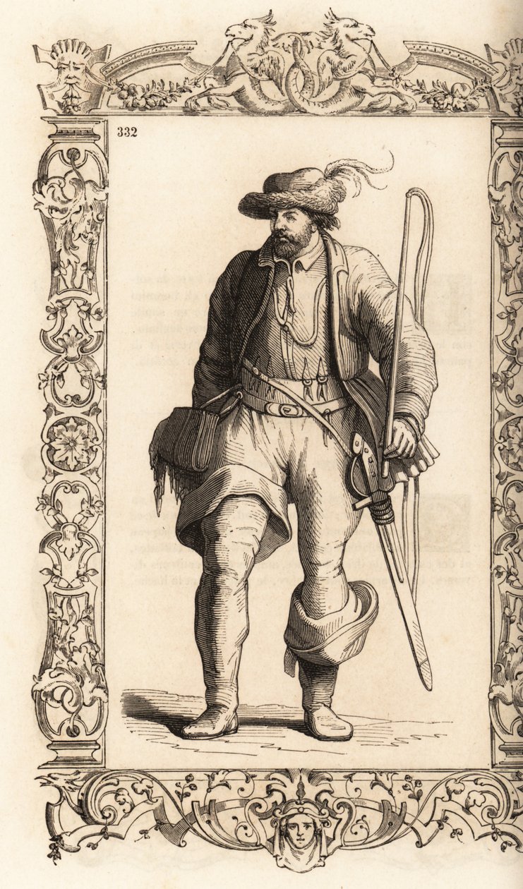 Costume of a German Waggoner by Christoph Krieger