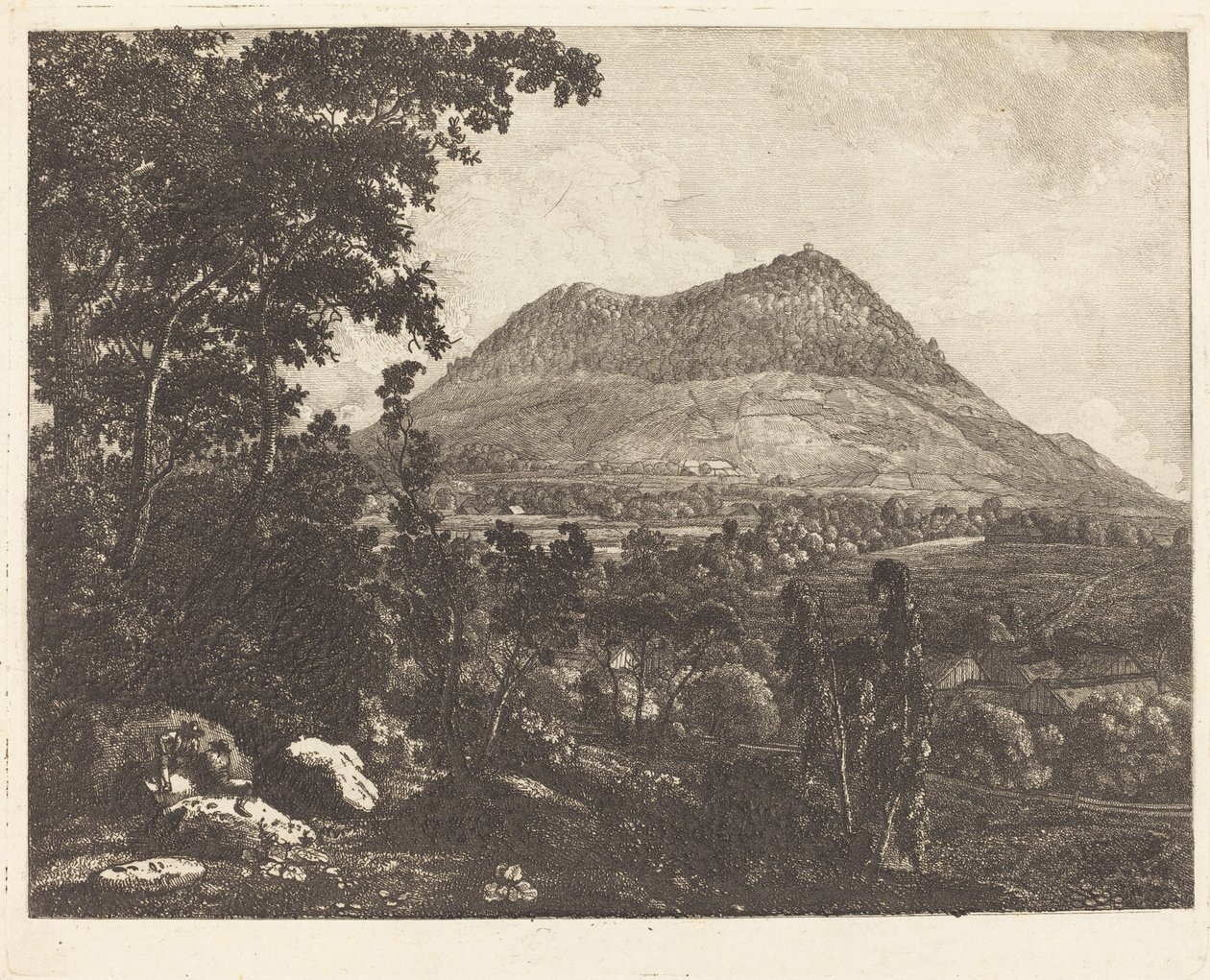 Landeskrone Mountain near Görlitz by Christoph Nathe