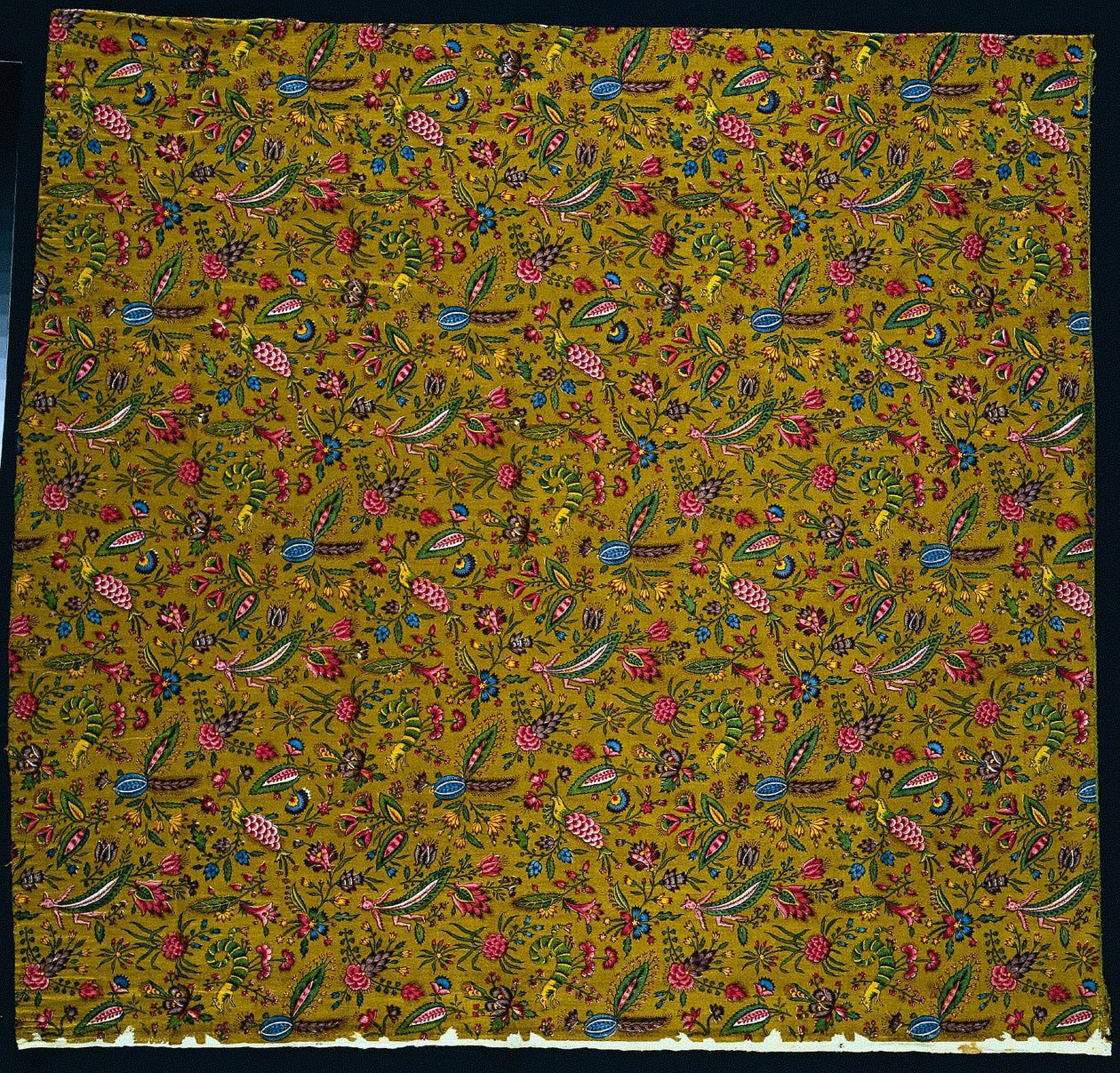 Strip of Woodblock Printed Cotton by Christophe Philippe Oberkampf