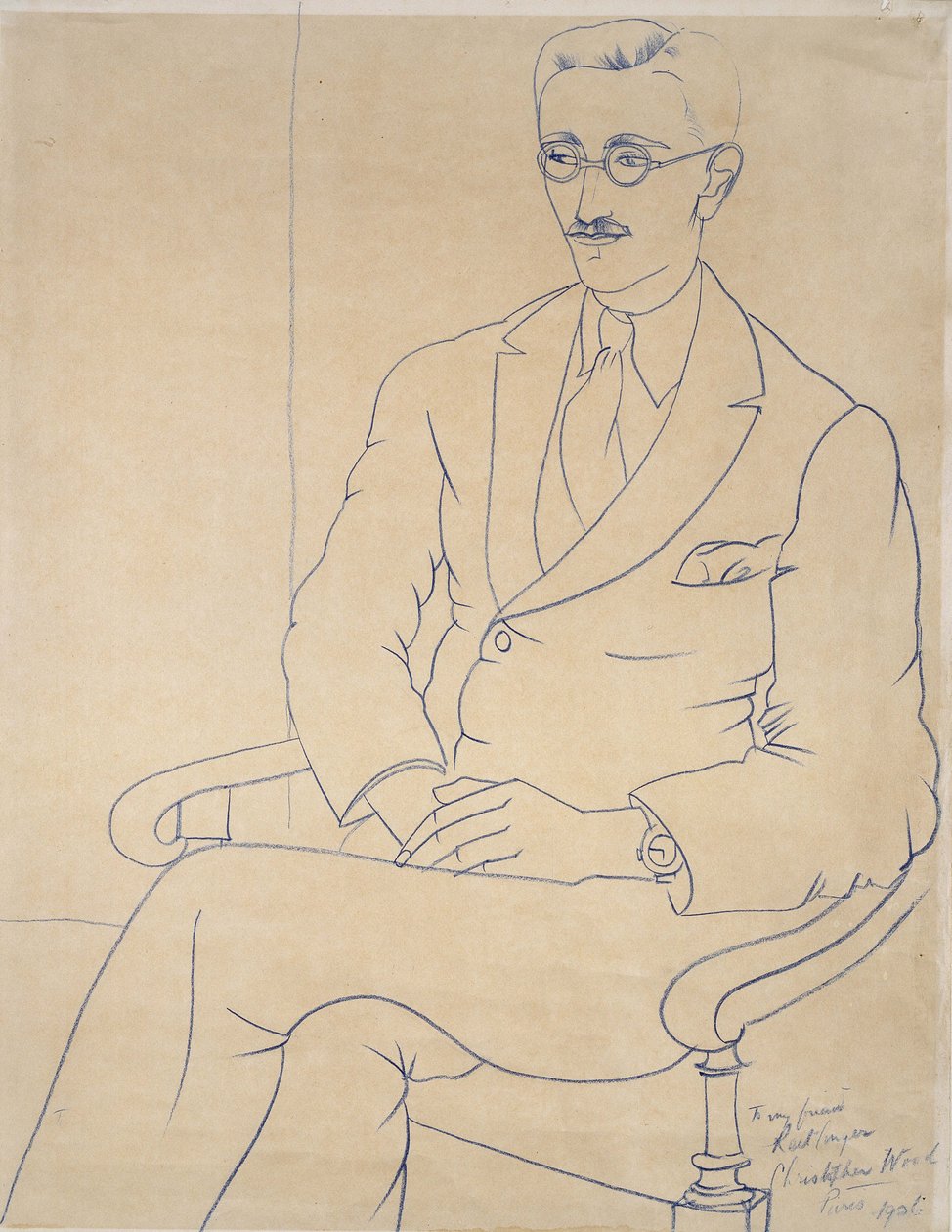 Portrait of Gerald Reitlinger, 1926 by Christopher Wood