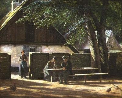 Outside an Inn by Christopher Monies