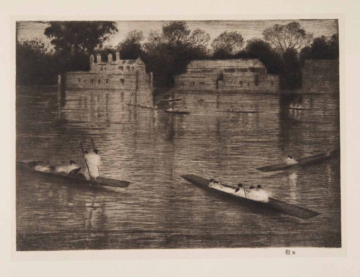 Sunday Evening by Christopher Richard Wynne Nevinson
