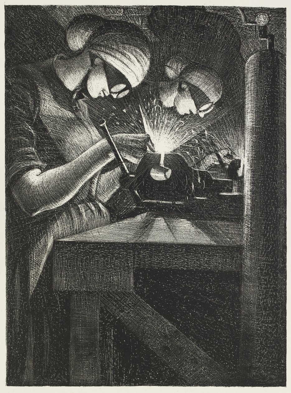 Acetylene Welders by Christopher Richard Wynne Nevinson